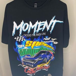 Oversized car-print tee